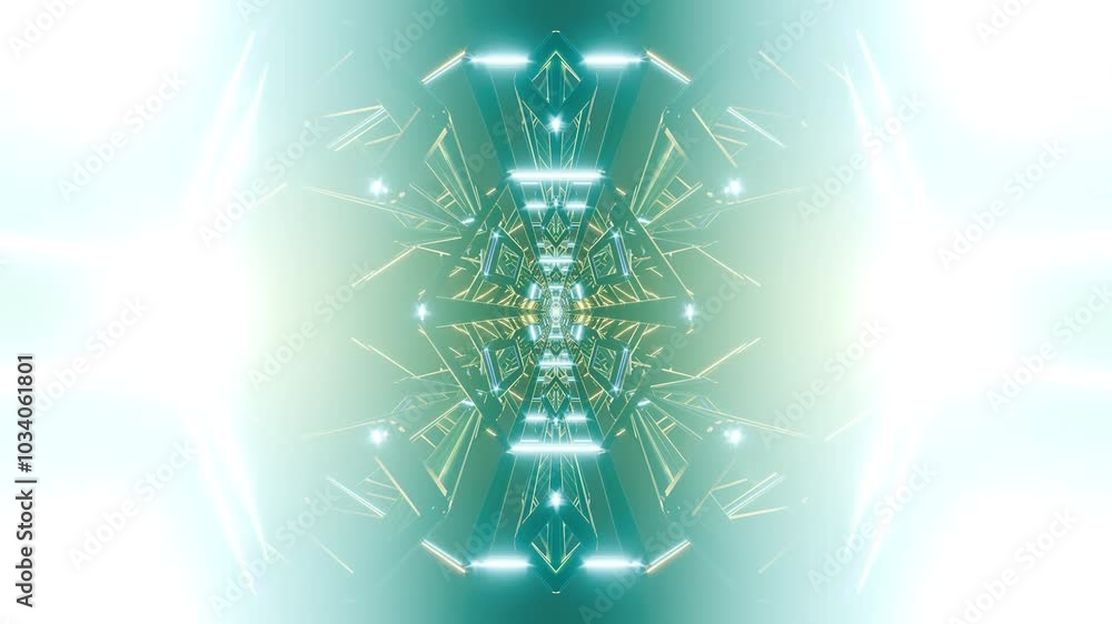 Poster abstract neon patterns twist in a mesmerizing, hypnotic vj loop.