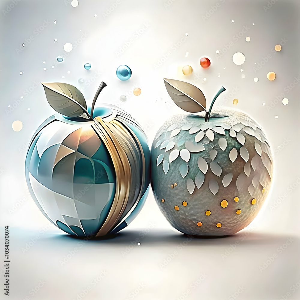 Poster fruit financial education online: two knowledgeable fruits teach financial concepts through engaging