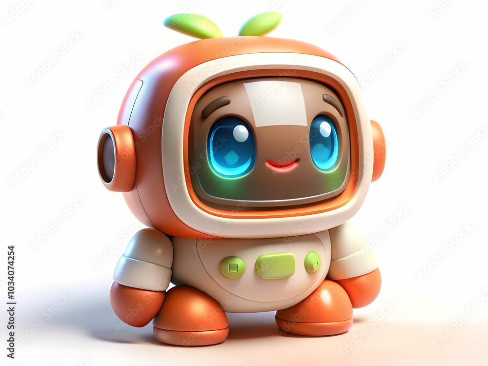 Poster macro close-up of a futuristic ai-powered personal assistant device concept - captivating shot highl