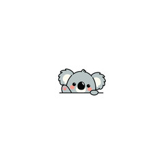 Cute koala waving paw cartoon, vector illustration © Totostarkk9456