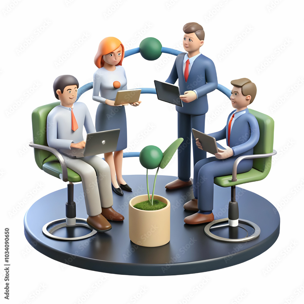 Poster candid capture of professionals networking and exchanging ideas in an office setting with copy space