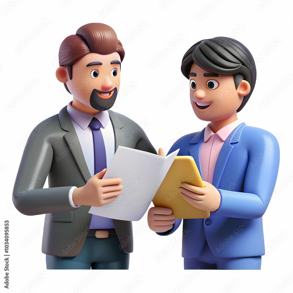 Poster close up of hands exchanging business documents in a meeting with soft bokeh background - collab, pr