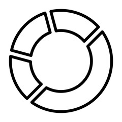 Naklejka premium Pie Chart Icon