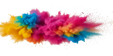 Beautiful rainbow festival background.  