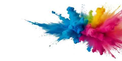 Beautiful rainbow festival background.  