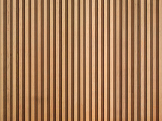 wooden wall texture with wood acoustic panels background pattern.