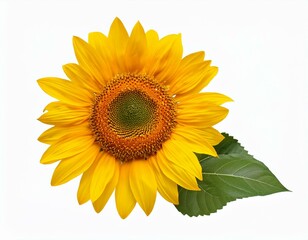 A vibrant sunflower blooms