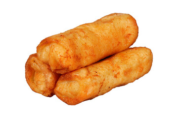 Stacked lumpia isolated transparent