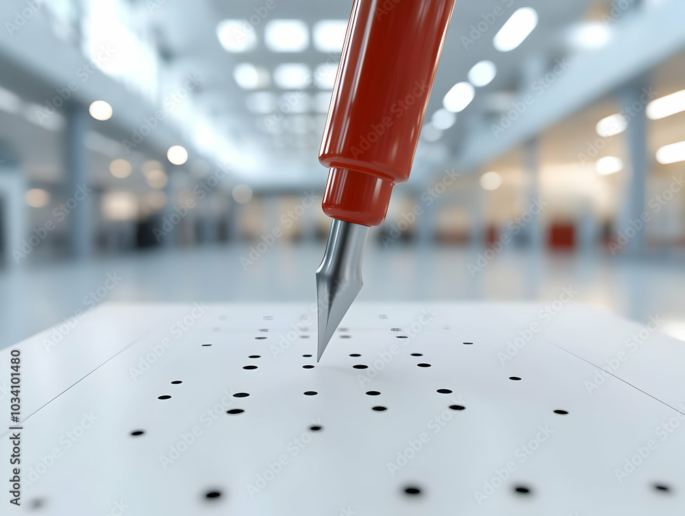 Poster flat nanoscale ballot watermarking: extreme close-up of invisible patterns for advanced anti-counter