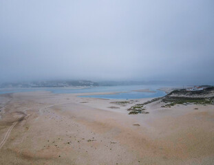 Lagoa de Óbidos at Portugal 