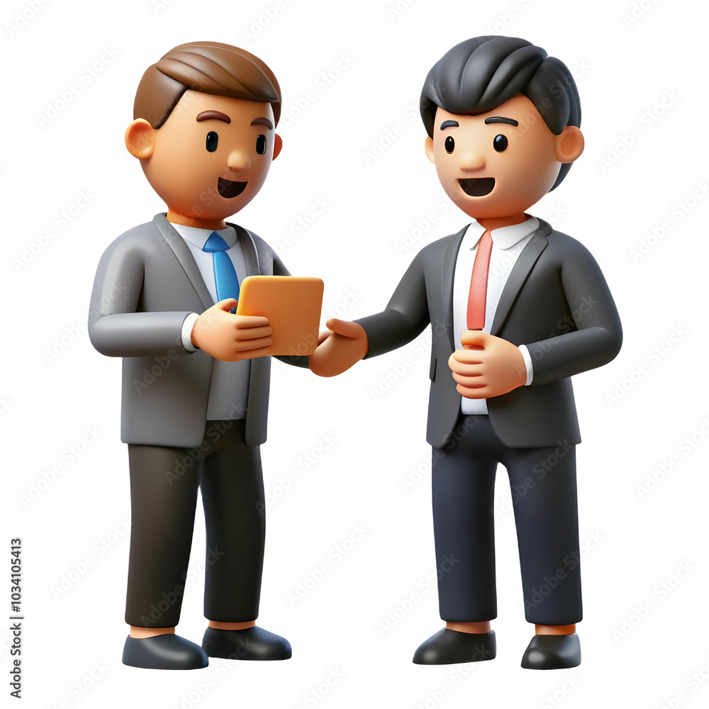 Aufkleber close up of hands exchanging business cards at networking event - candid professional interaction em