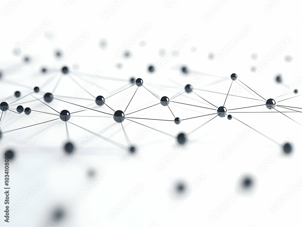 Poster flat emotional intelligence network concept - macro shot of white structure representing eq, navigat