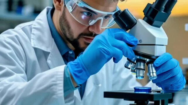 scientist working in laboratory