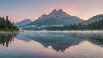 Fototapeta premium lake in the mountains