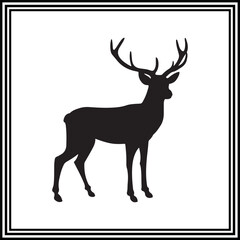 Cute  deer vector illustration