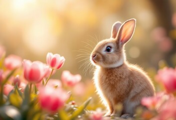 rabbit in the garden