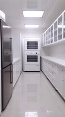 Fototapeta premium Sterile lab with precision testing, clean and controlled environment, [lab , test , sterile lab], ,