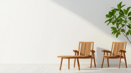 Modern bamboo furniture set with sleek, minimalist design, including a bamboo coffee table and chairs, bamboo  furniture, modern bamboo