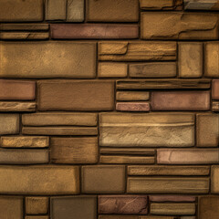 Rough stone wall background texture.