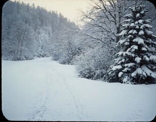 Obraz premium 겨울 풍경