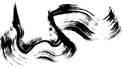 Dry Brush Grunge Wave Stroke Texture