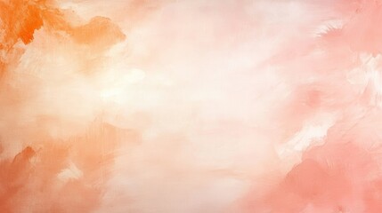 Fototapeta premium Abstract pink and orange painting, vibrant artwork for modern interior design