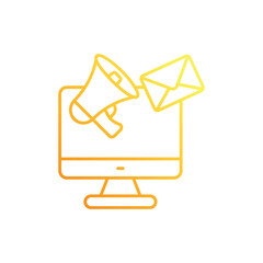 Email Promotion vector icon