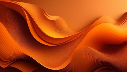 An abstract image of orange waves, creating a dynamic and visually pleasing design.