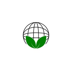 Ecology. World environment icon. Eco Friendly icon isolated on white background.