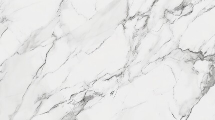 Obraz premium Close-up of white marble with delicate gray veins.