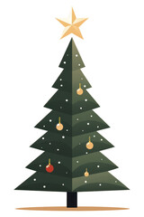 Fototapeta premium PNG Christmas tree plant christmas tree.