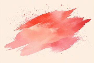 Red and Pink Brush Stroke