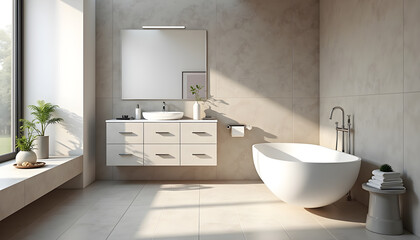 modern bathroom interior
