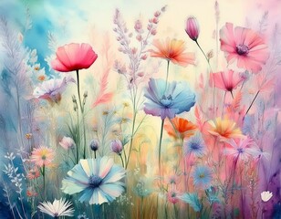 flowers in the field