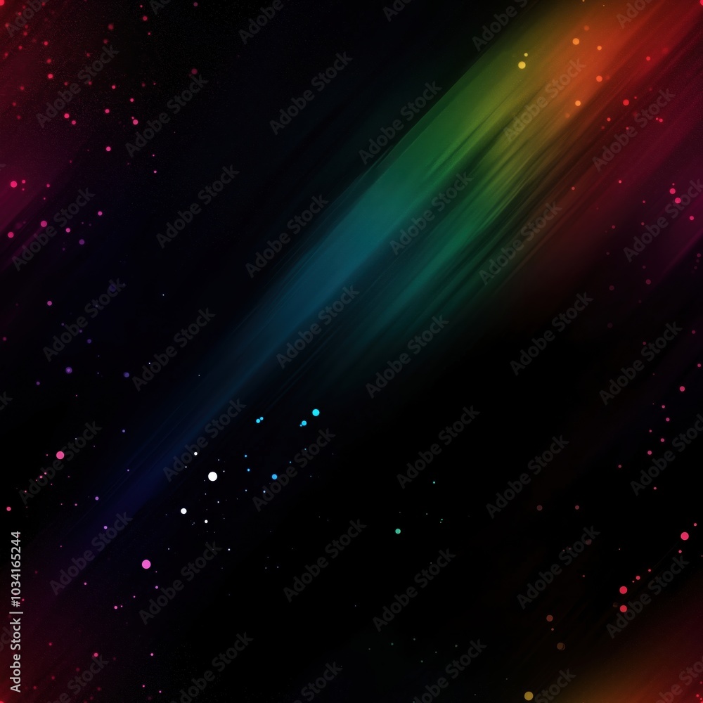 Aufkleber colorful patterns dance on a dark backdrop, creating a mystical atmosphere. generative ai