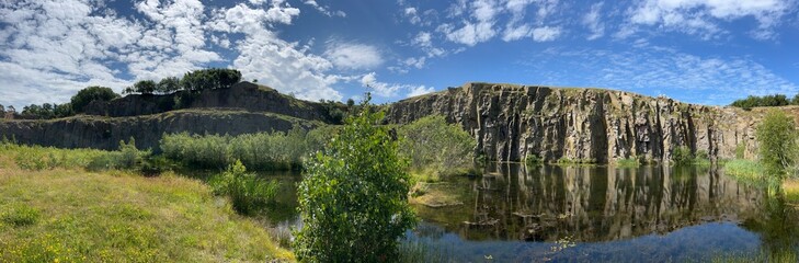 panoramic view of the mountains