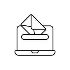 Incoming Email vector icon