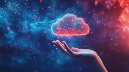 Cloud Migration Initiative, showcasing IT professionals transitioning data to cloud platforms, highlighting the significance of cloud computing and SaaS in modern IT infrastructure transformation