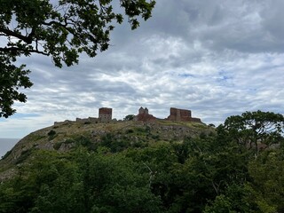 Fototapeta premium old castle in the mountains