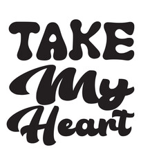 Retro, Valentine Craft Design. T-shirt Design. Illustration