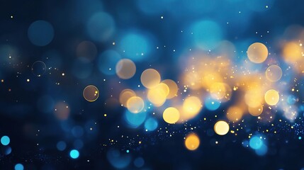 Glowing bokeh lights