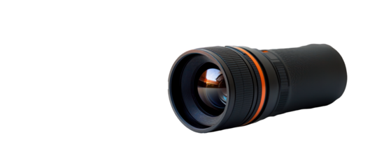 Photography cleaning essential: air blower for lenses, on white.