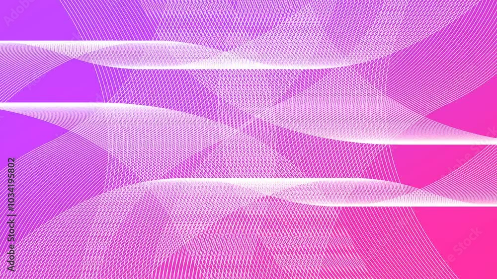 Poster spiral waves lines rotating on multiple colors gradient background