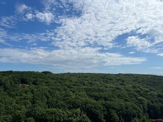 Obraz premium clouds over the hills