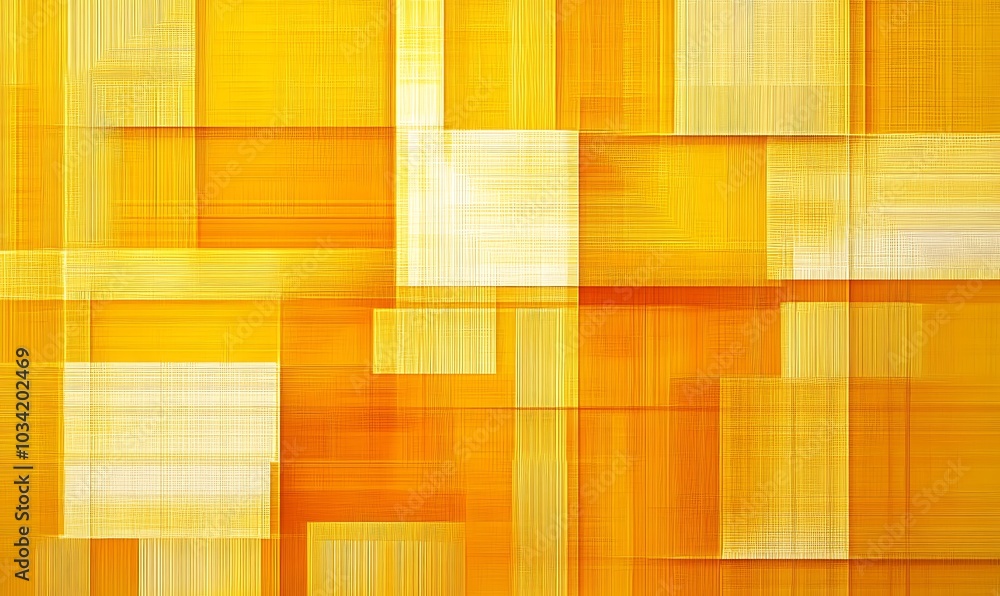 Poster minimalist grid of intersecting vertical and horizontal lines in shades of yellow, modern art concep