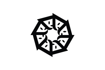 Abstract Circle logo simple design template