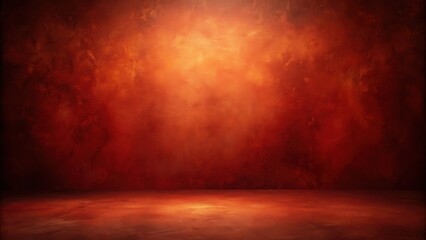 A textured red and orange background with a soft light shining from above, creating a dramatic and moody backdrop.