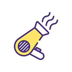 Hair Dryer vector icon