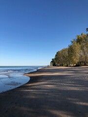 beach in the evening