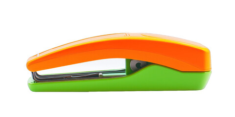 Vibrant dual-color stapler, designed for ease of use, displayed on white.